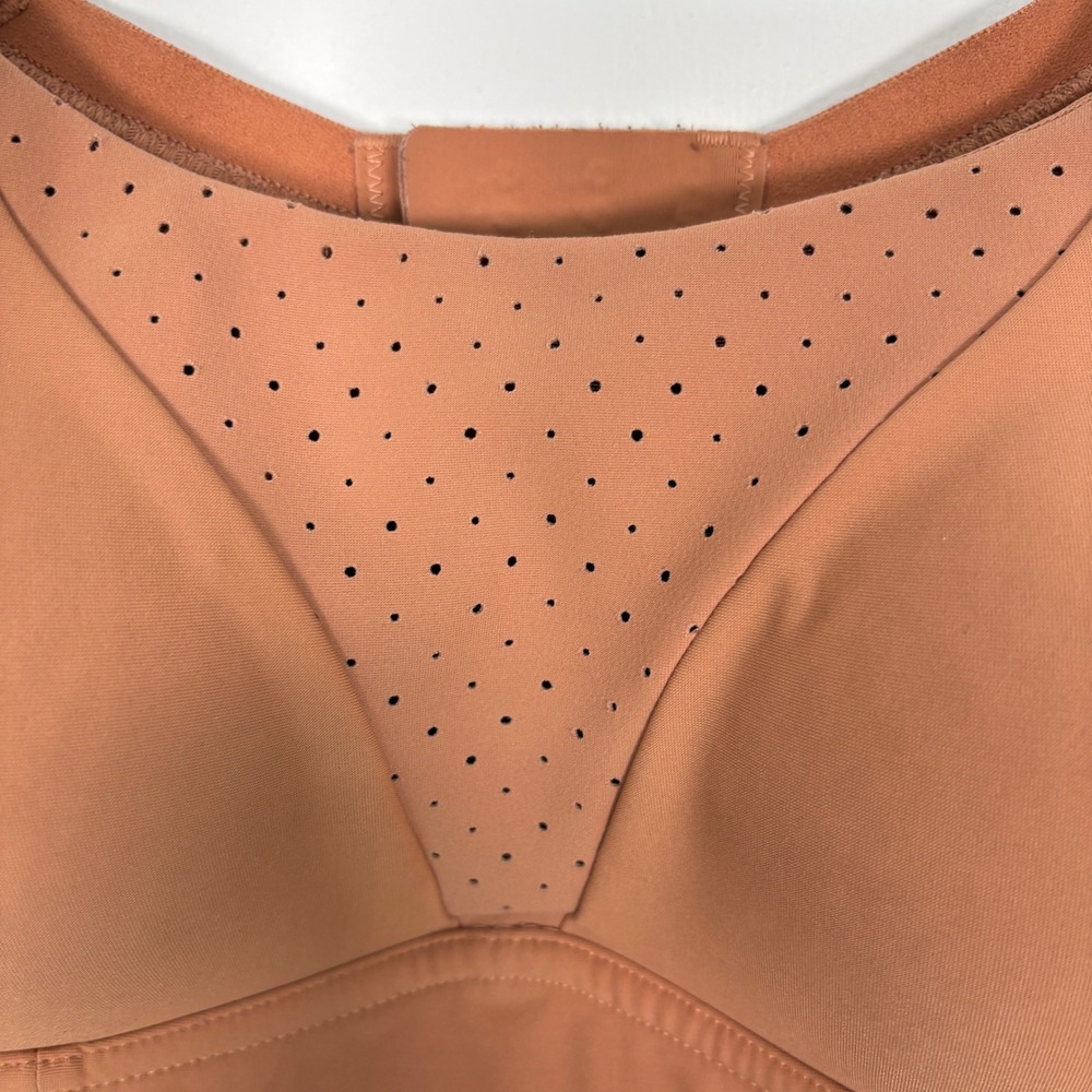 Lululemon Womens‎ Sports Bra 34C Brown Run Times High Support Adjustable Straps - Picture 2 of 12